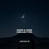 Mleiha Moon and Mars Conjunction